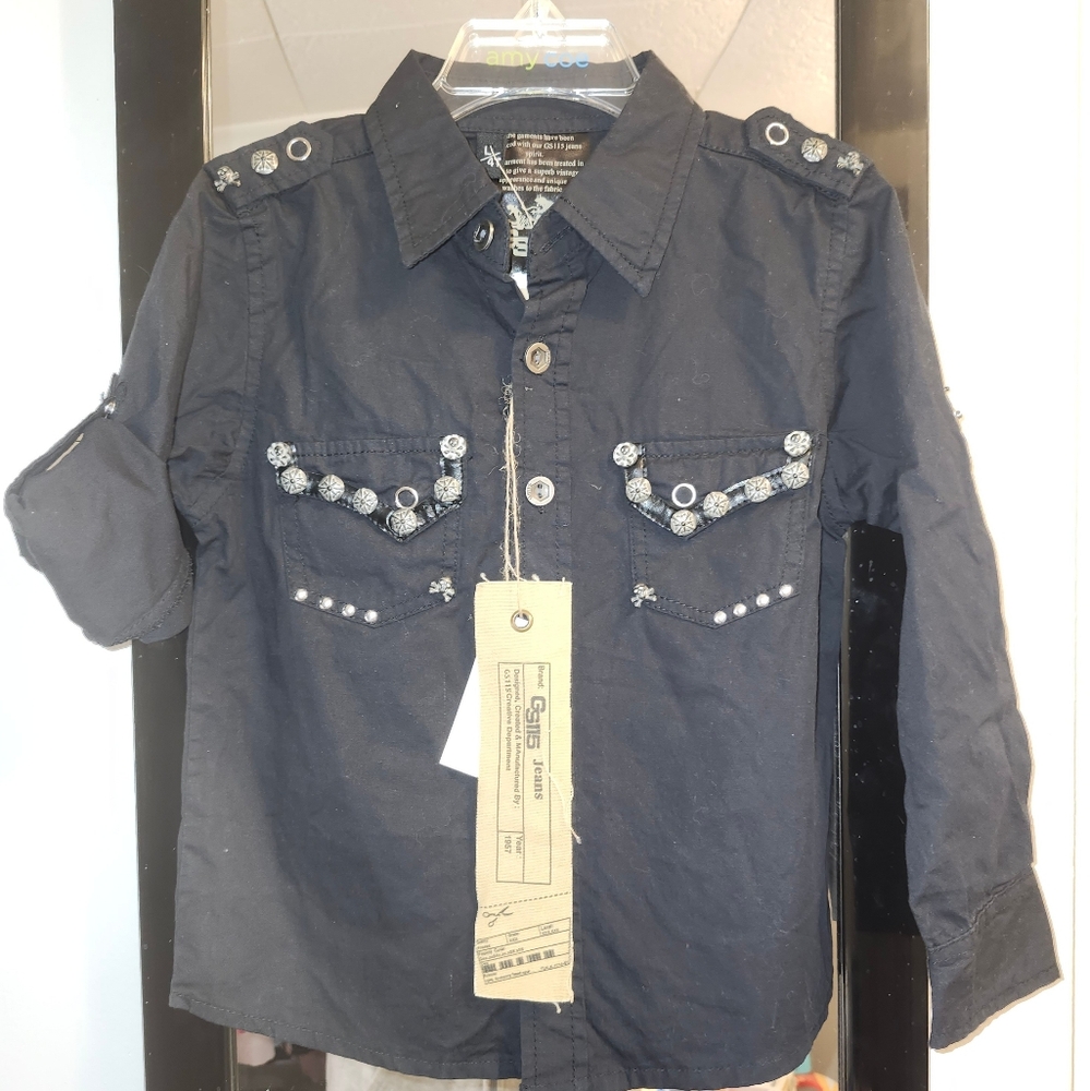 Boys 4T Embellished Button Down by GS115